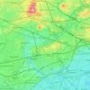 London Borough of Ealing topographic map, elevation, terrain