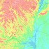 Nazaré topographic map, elevation, terrain