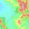 Barkly topographic map, elevation, terrain