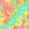 Trier topographic map, elevation, terrain