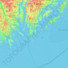 Nynäshamns kommun topographic map, elevation, terrain