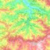 Tribeni topographic map, elevation, terrain