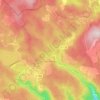 Les Martys topographic map, elevation, terrain
