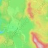 Bradys Lake topographic map, elevation, terrain