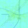 Shaw topographic map, elevation, terrain