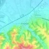 Loznica topographic map, elevation, terrain