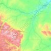 Carbon County topographic map, elevation, terrain