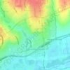 Billing topographic map, elevation, terrain