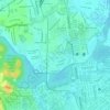 Caçote topographic map, elevation, terrain