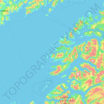Steigen topographic map, elevation, terrain