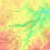 Maillebois topographic map, elevation, terrain