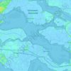 Oosterschelde topographic map, elevation, terrain