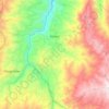 Isinlivi topographic map, elevation, terrain