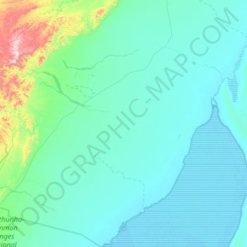 Wooltana topographic map, elevation, terrain