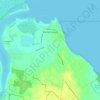 Burnett Heads topographic map, elevation, terrain