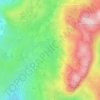 Llyn Eiddew Mawr topographic map, elevation, terrain