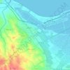 Sahline topographic map, elevation, terrain