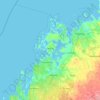 Larsmo topographic map, elevation, terrain