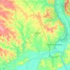 Cape Girardeau County topographic map, elevation, terrain