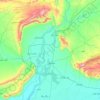 Mianwali District topographic map, elevation, terrain