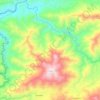 Ciano topographic map, elevation, terrain