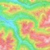 Silbertal topographic map, elevation, terrain