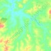 Gordonbrook topographic map, elevation, terrain
