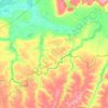 Snagost topographic map, elevation, terrain