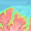 Honfleur topographic map, elevation, terrain