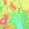 Colebrook topographic map, elevation, terrain