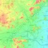 Katpadi topographic map, elevation, terrain