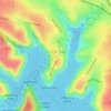 Yowie Bay topographic map, elevation, terrain