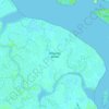 Macauley Island topographic map, elevation, terrain