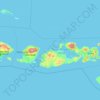 West Nusa Tenggara topographic map, elevation, terrain