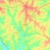 Newton topographic map, elevation, terrain