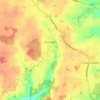 Assington topographic map, elevation, terrain