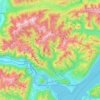 Nationalpark Val Grande topographic map, elevation, terrain