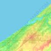 New Buffalo Township topographic map, elevation, terrain