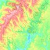 Middlecreek Township topographic map, elevation, terrain