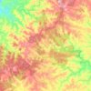 Monte Carlo topographic map, elevation, terrain