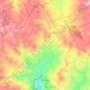 Cachicadán topographic map, elevation, terrain