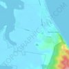 Rainbow Beach topographic map, elevation, terrain