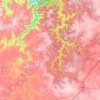 Canyonleigh topographic map, elevation, terrain