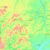 Lwengo topographic map, elevation, terrain