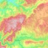 Safranbolu topographic map, elevation, terrain