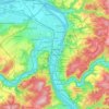 Koblenz topographic map, elevation, terrain