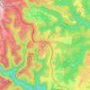 Warrimoo topographic map, elevation, terrain