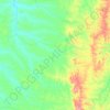 Dois Irmãos do Tocantins topographic map, elevation, terrain
