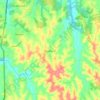 Área Rural topographic map, elevation, terrain