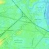 Hamilton topographic map, elevation, terrain